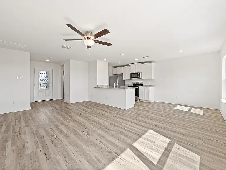 There is plenty of natural light throughout the home.