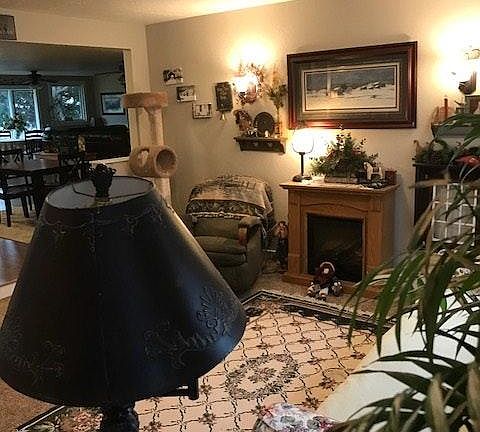 Sunken family room area