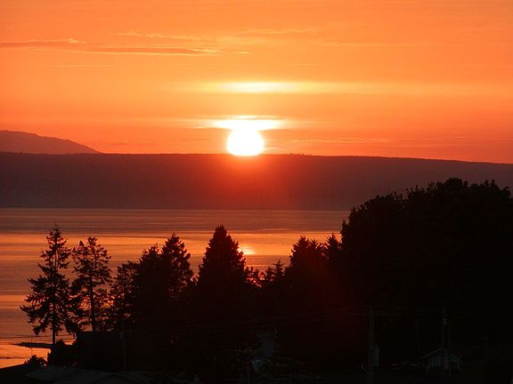 Sunset from our deck