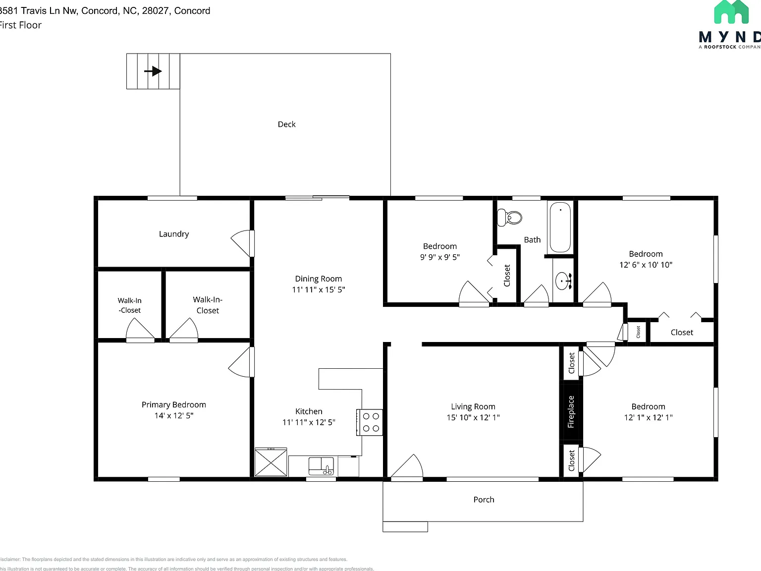 4 bed, 1.0 bath, 1566 sqft, $1,905 — Photo 4