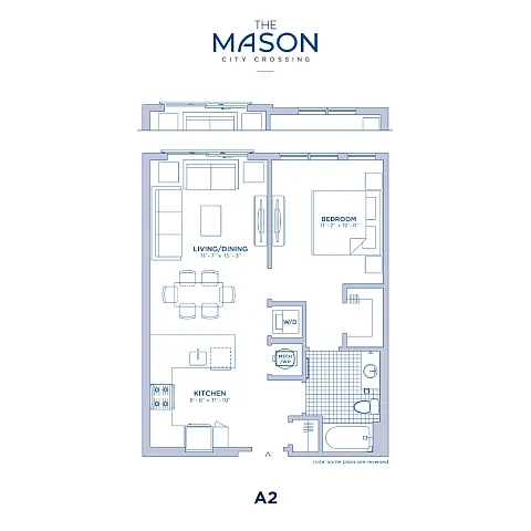 Floor plan The Mason at City Crossing - A2_M