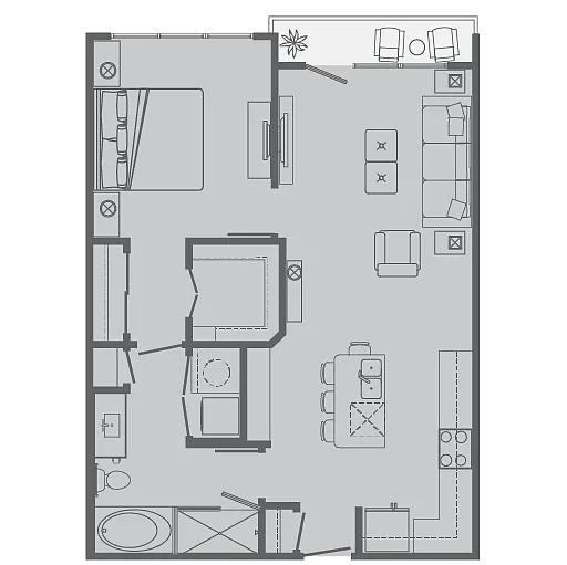 Floor plan B