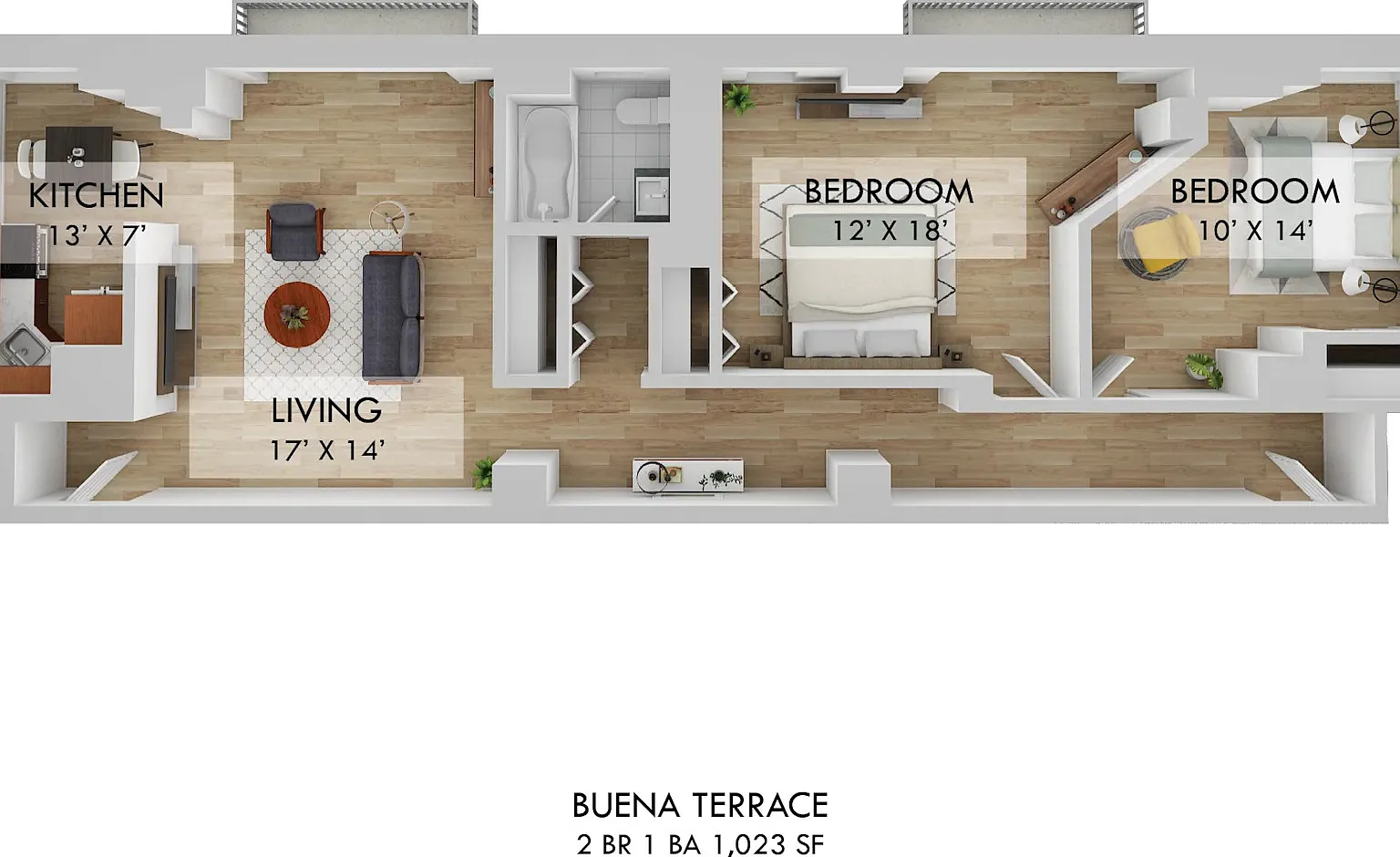 2 bed, 1.0 bath, 903 sqft, $2,550 — Photo 1