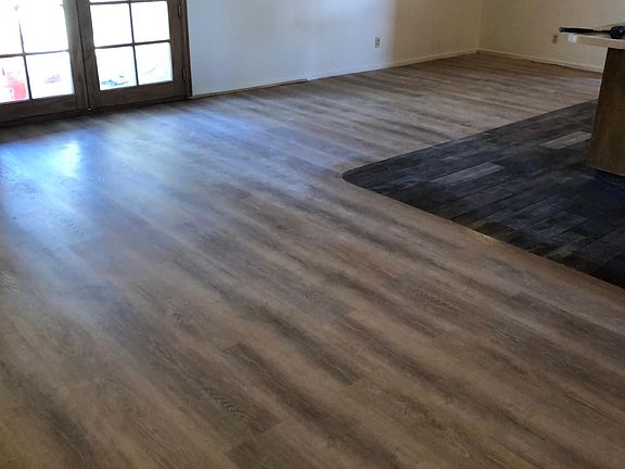 Living Room into the Dining Room