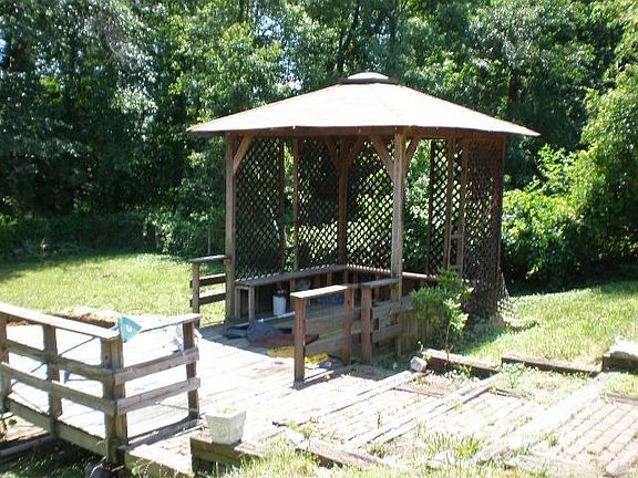 GAZEBO IN BACK YARD