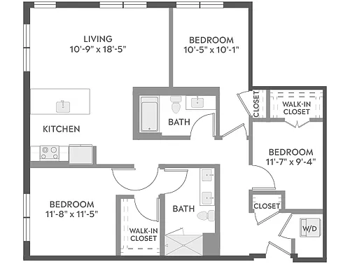 Floor plan D3b