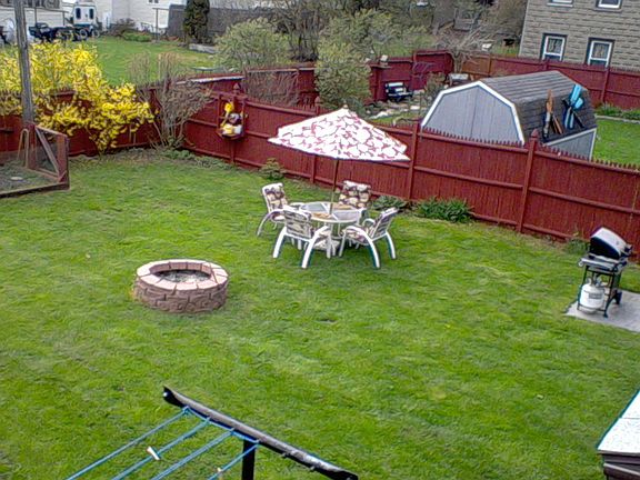 right view from upper stairs