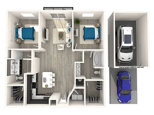 Floor plan B2 Premium with Garage