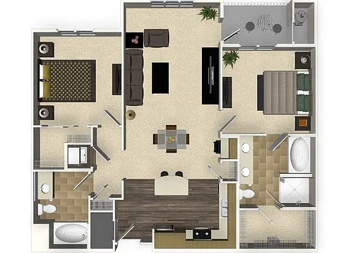 Floor plan B3