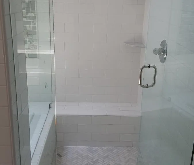 Master shower