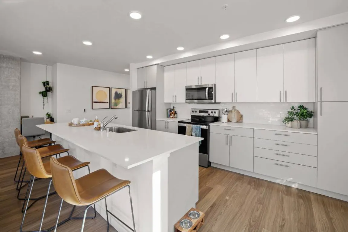 2-Bedroom Model - Kitchen with 10ft Island