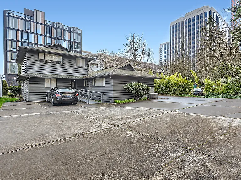 Rear exterior - 7 available parking spaces on site
