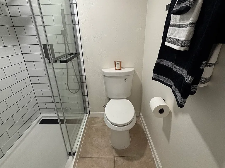 Shower and toilet room