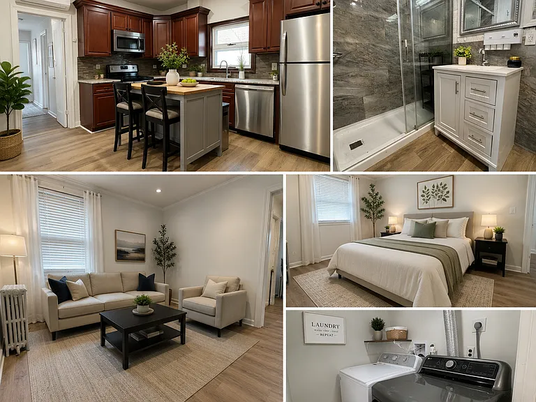 Partially Furnished is an option.
