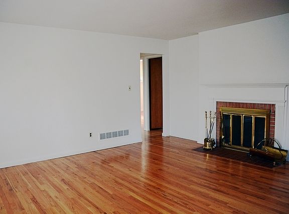 Wood burning fireplace