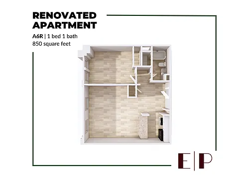 Floor plan A6 Renovated