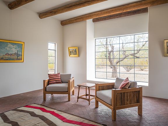 Living room with picture window.