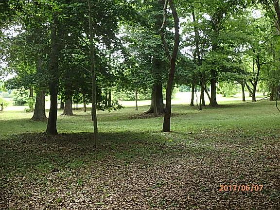 View from lot out to street