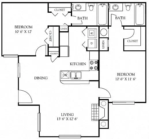 Floor plan 2B Renovation 2