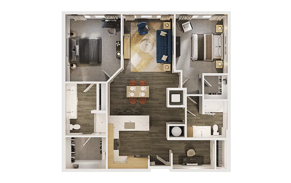 Floor plan B7D