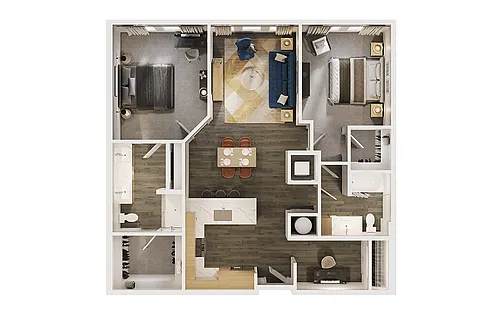 Floor plan B7D