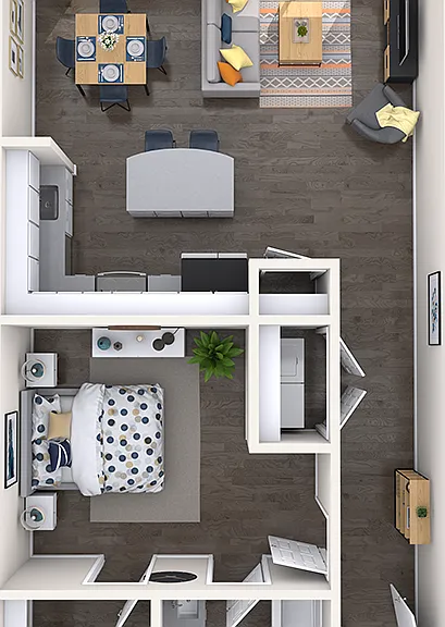 A5 floor plan Broadstone on Trinity