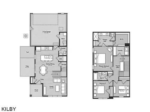 Floor plan The Kilby