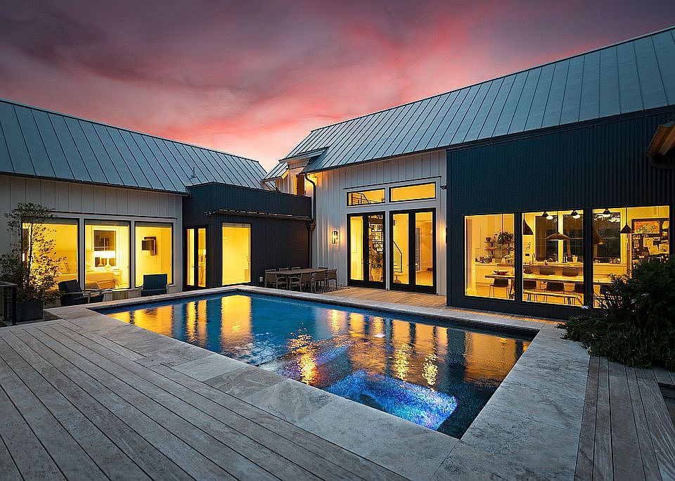 Pool in Evening