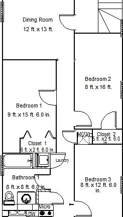 3rd image of 1542 N Oakley Blvd APT 1