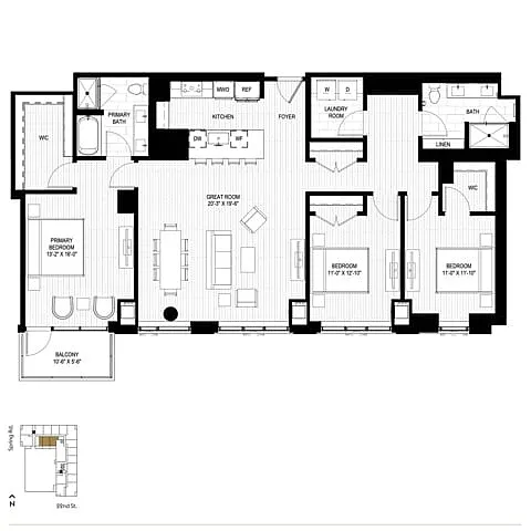 Floor plan PH3.3