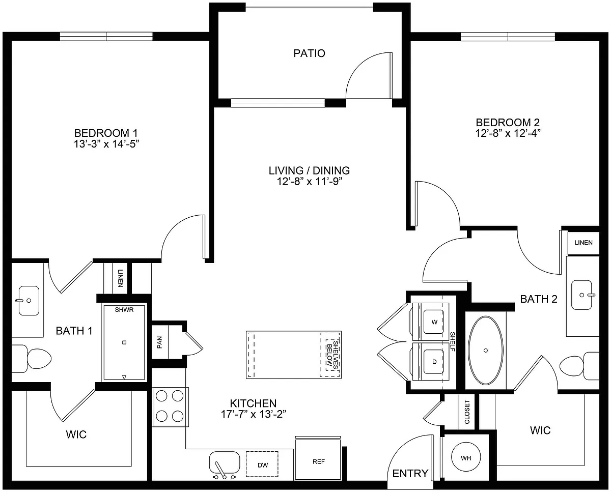 Floor plan B1