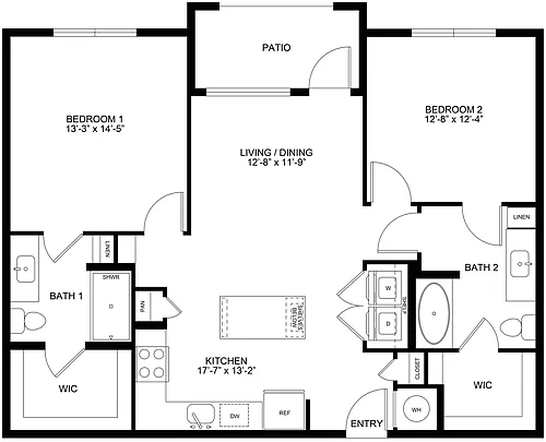 Floor plan B1
