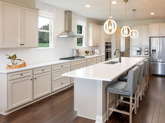 Kitchen with Large Island for Additional Seating