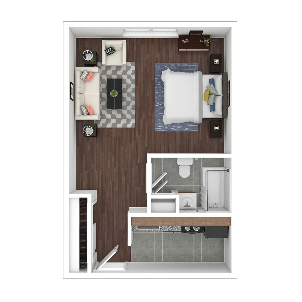 Floor plan Studio