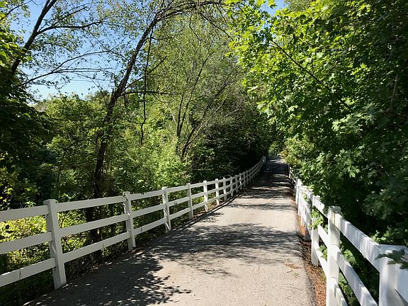 Paved entry lane