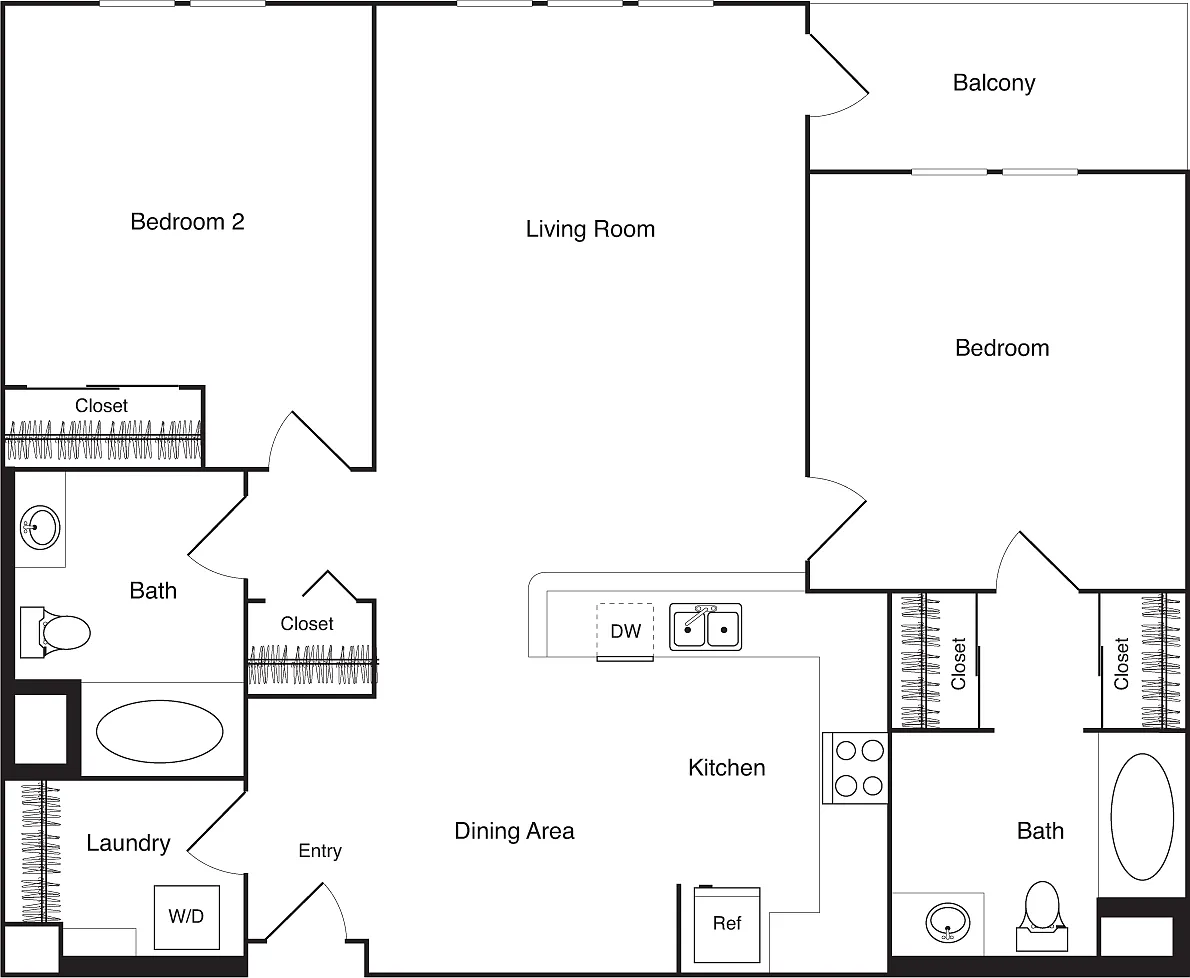 Floor plan Sonoma B