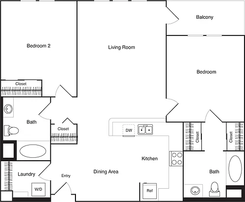 Floor plan Sonoma B