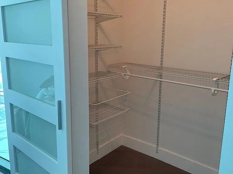 Walk-in closet master bedroom