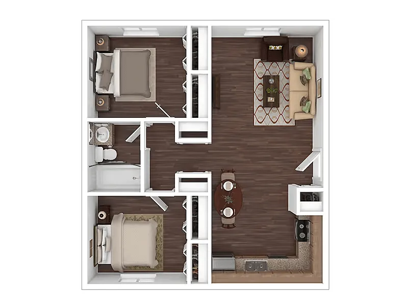 Floor plan 2x1a