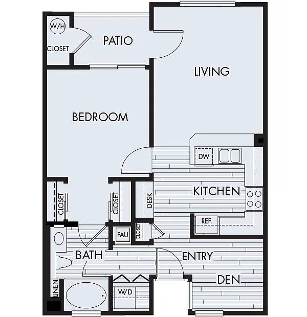 Floor plan Park Sierra Plan 1B