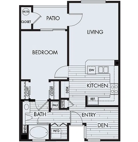 Floor plan Park Sierra Plan 1B