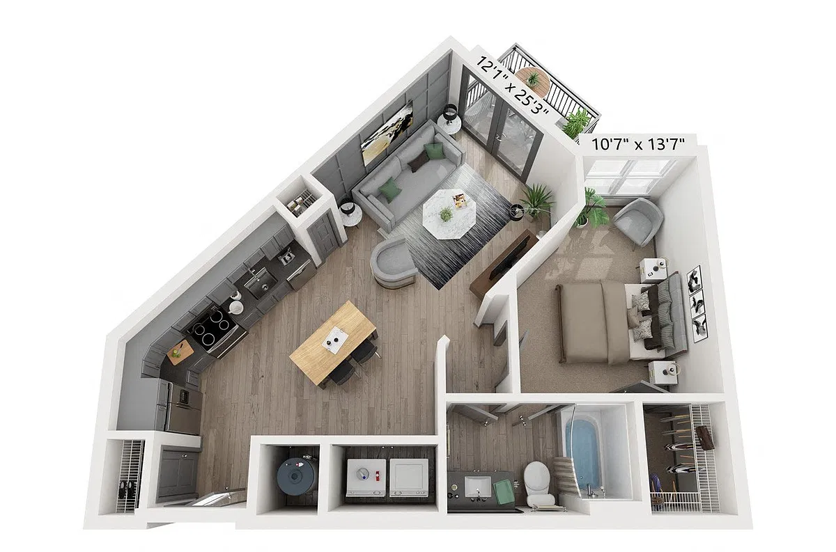 Floor plan Prescott (1.1 J | K)