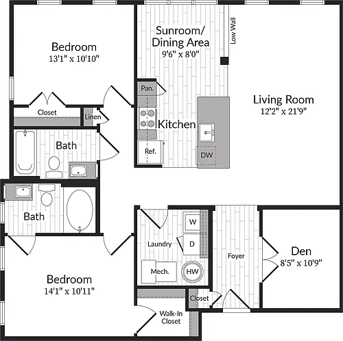 Floor plan L_CL