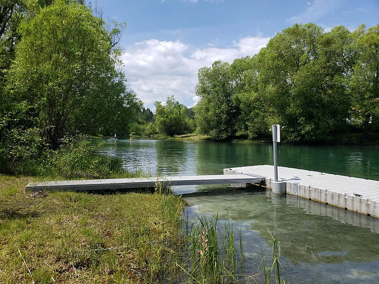 Private dock shared with only 2 other units. Includes a shed for water toy storage