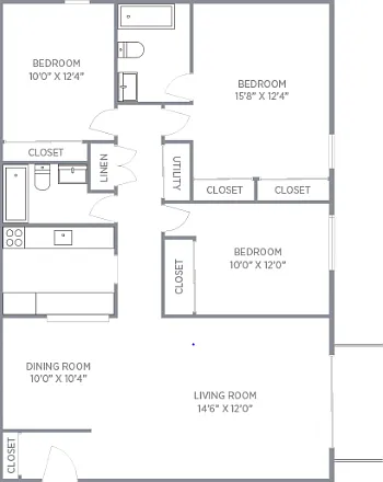 Three Bedroom Three Bedroom