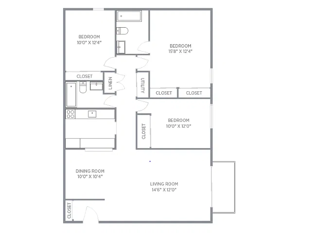 Floor plan 3AR
