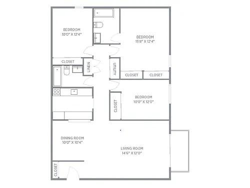 Floor plan 3AR