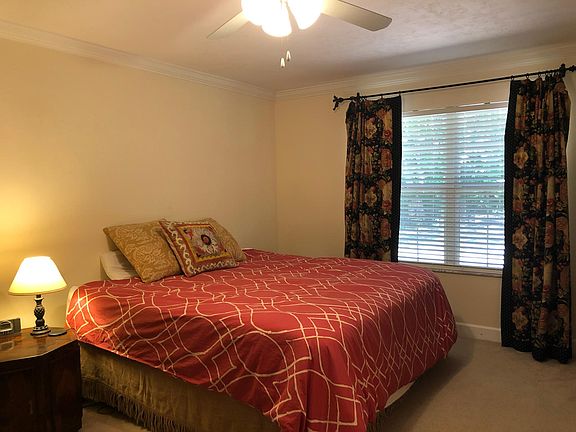 Master bedroom with ceiling fan