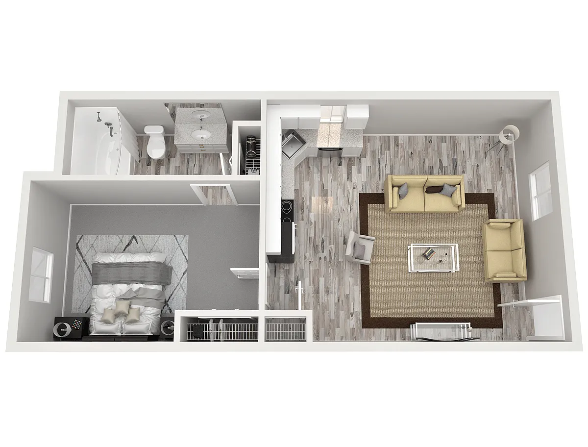 Floor plan Studio
