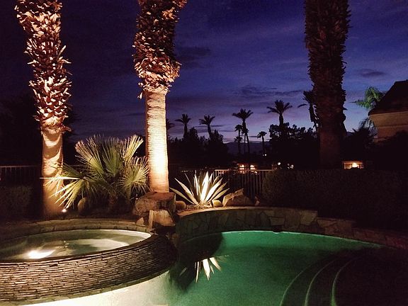 Pool at night